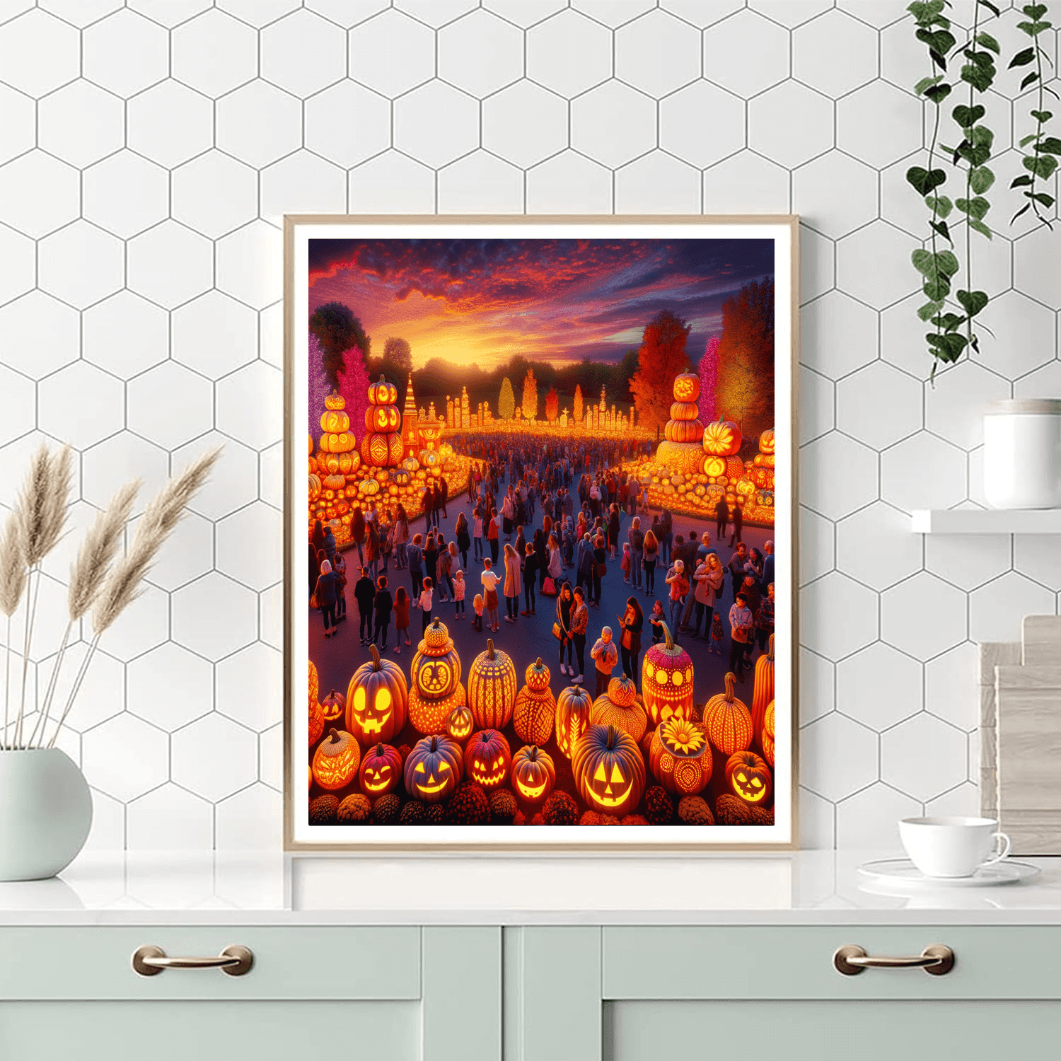 Keene Pumpkin Festival Number Painting