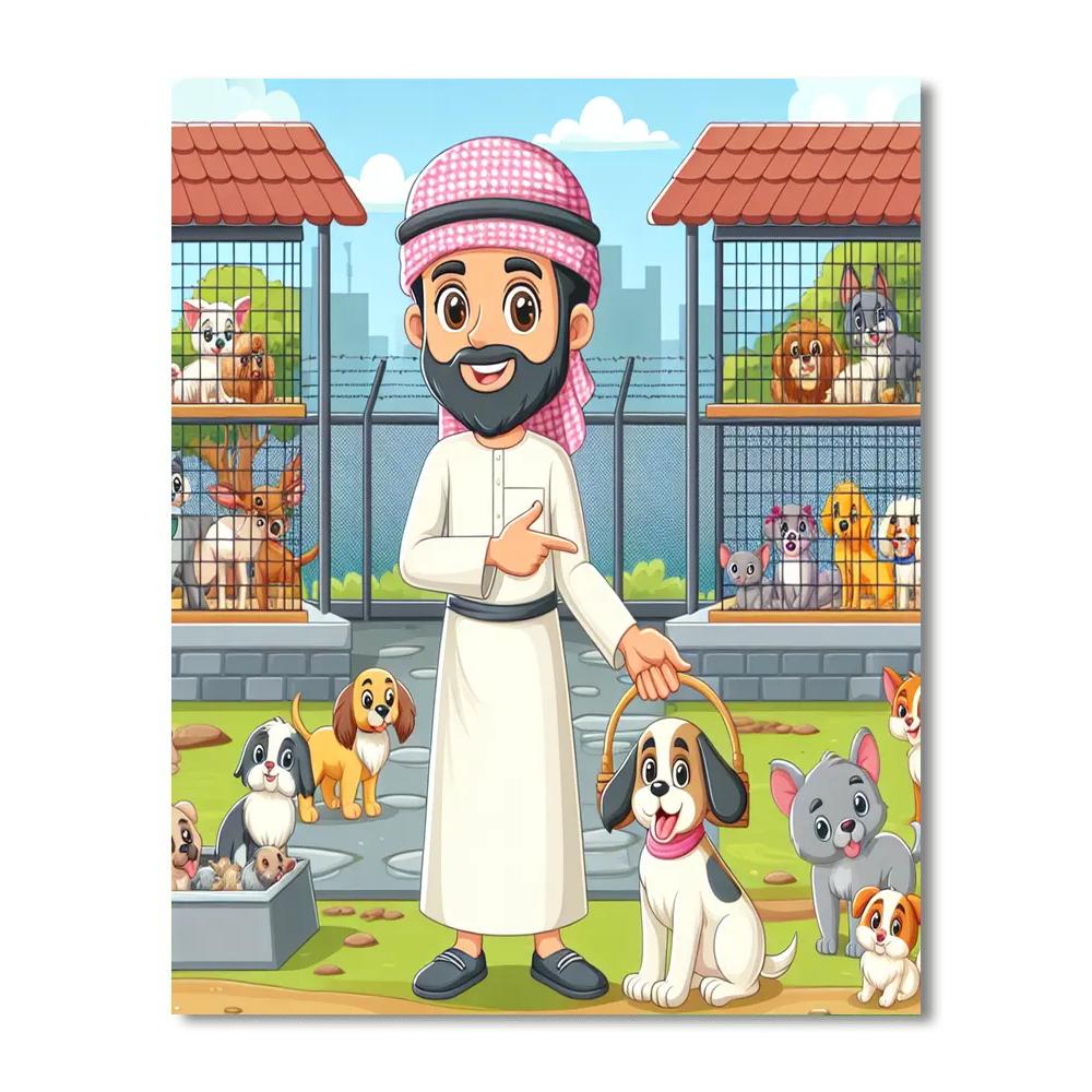 Animal Rescue Heroes Numbered Painting Kits