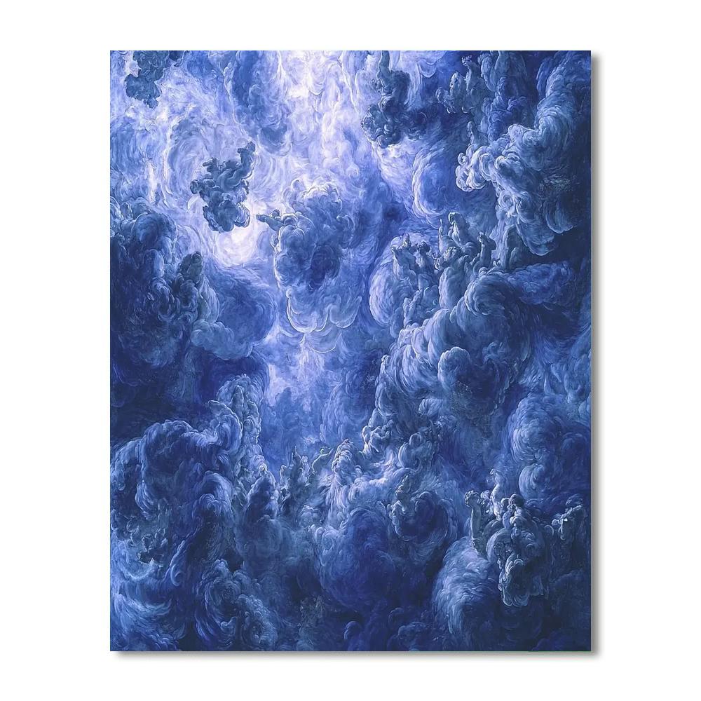 Michelangelo Inspired Storm's Crescendo  Paint By Numbers