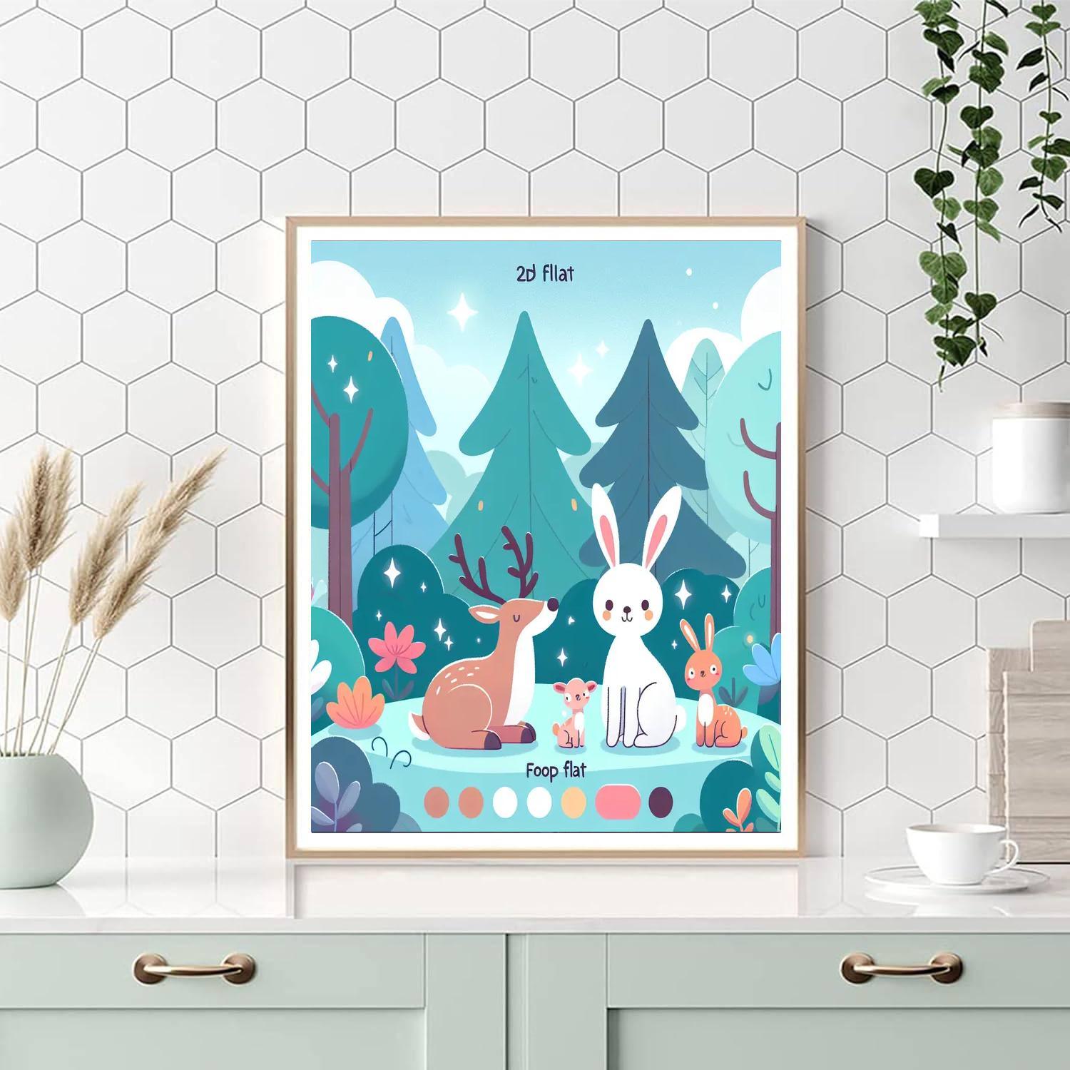 Magic Woodland Journey Numbered Painting Kits