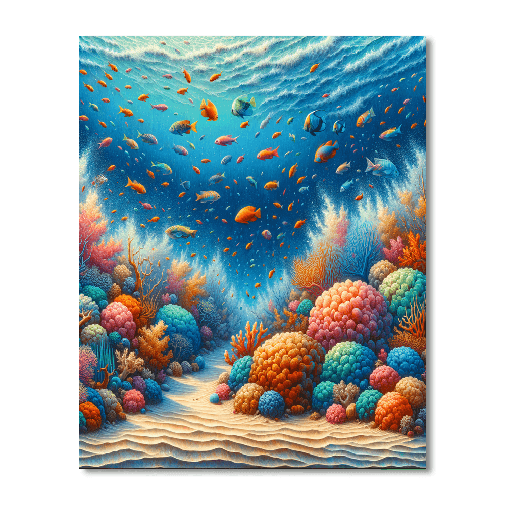 Underwater Dreamscape Paint By Numbers