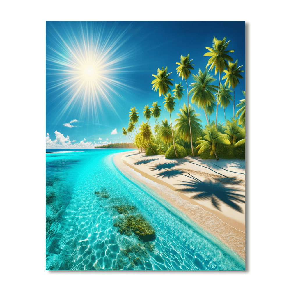 Tropical Paradise Getaway Paint By Numbers