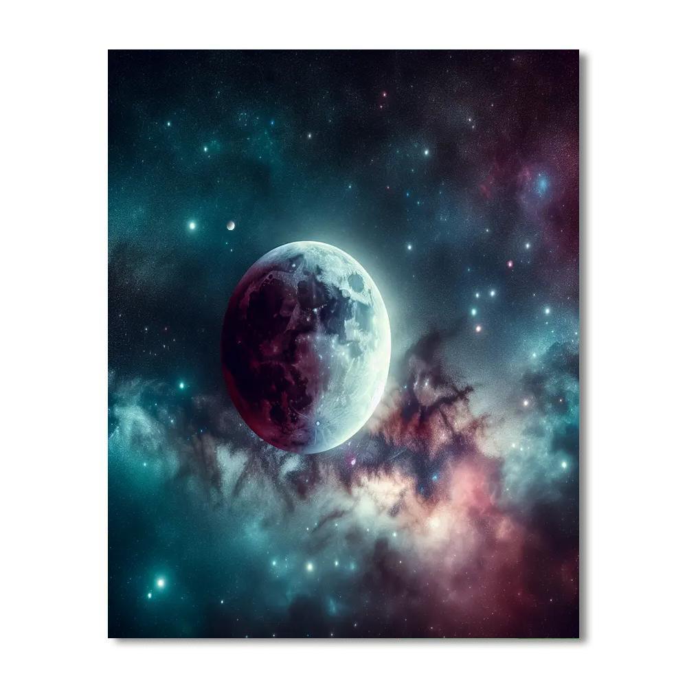 Lunar Eclipse Mystique Painting By Numbers Kit