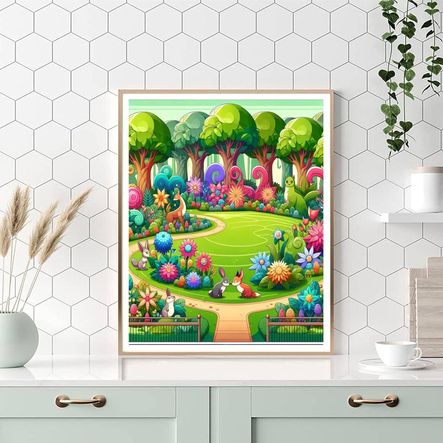 Magic Garden Getaway Number Painting
