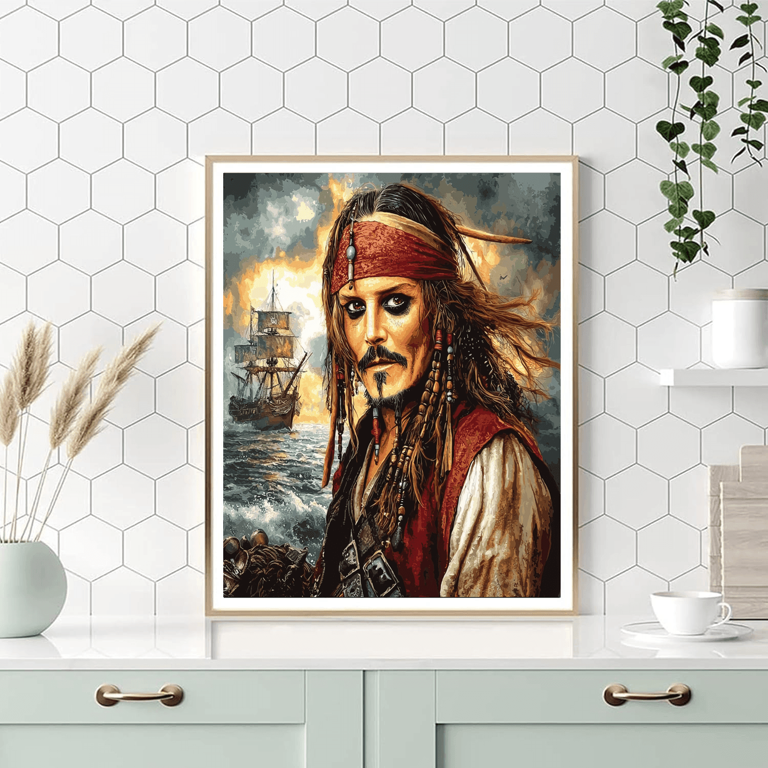 Johnny Depp: Embarking On A Tim Burton Fantasy Painting Number Kit