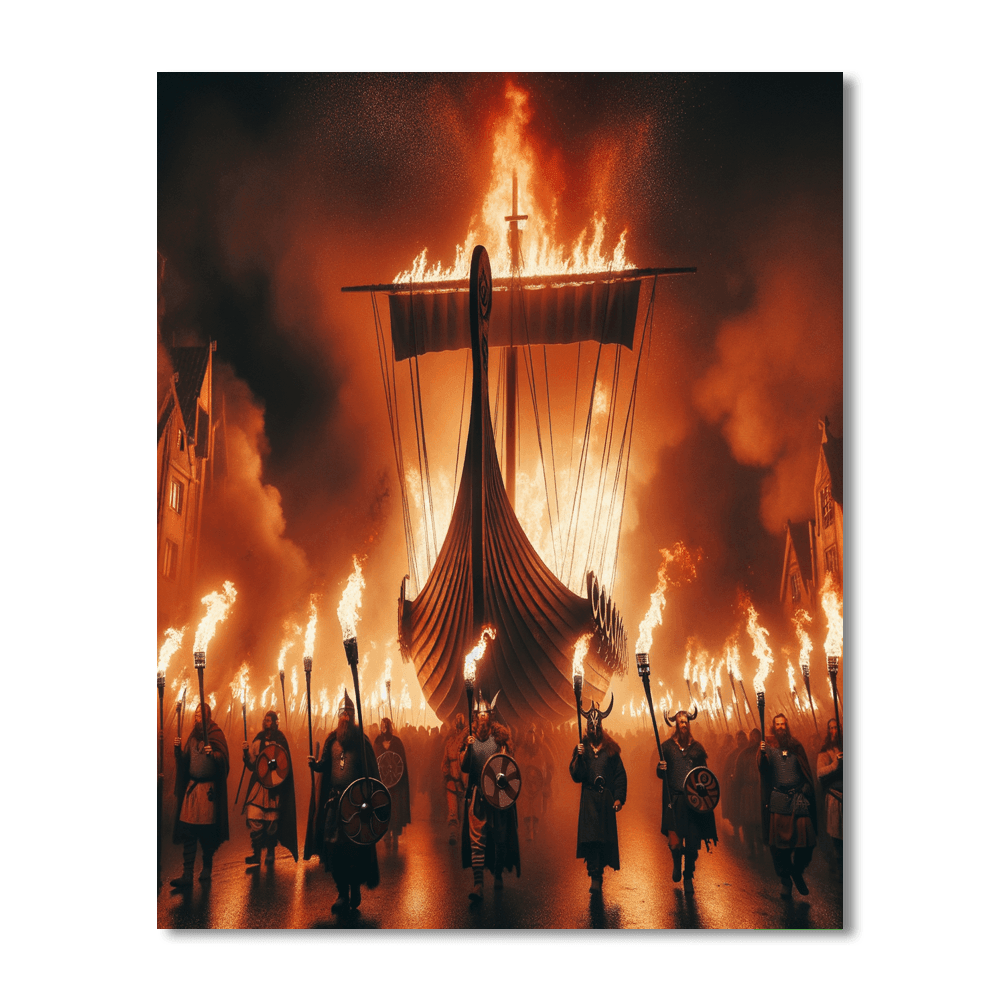 Up Helly Aa - Lerwick, Scotland Paint By Number