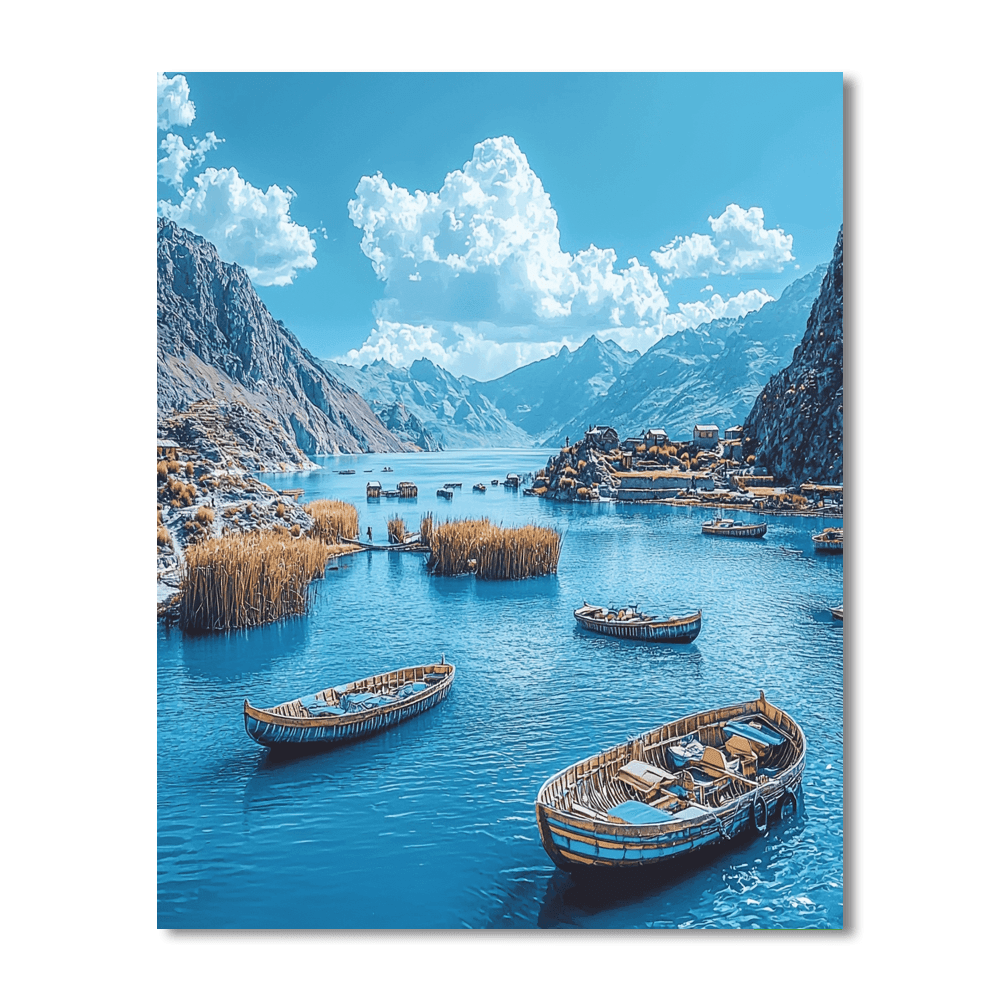 Lake Titicaca - Peru/bolivia DIY Paint By Numbers