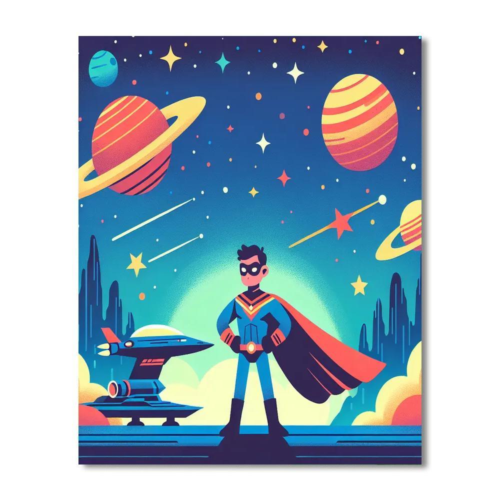 Galaxy Hero Adventure Numbered Painting Kits