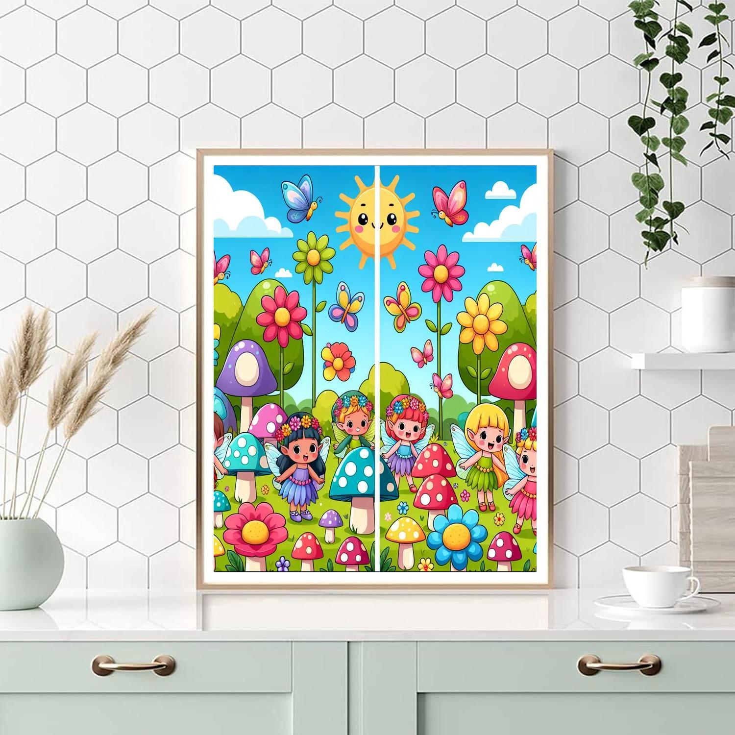 Adventure With Magical Fairies Paint By Color