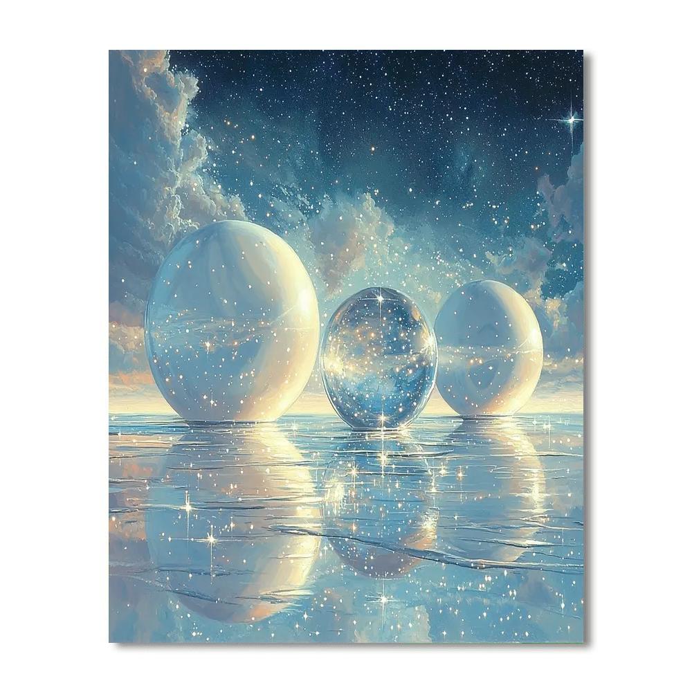 Michelangelo Inspired Harmony Of The Spheres  DIY Paint By Numbers