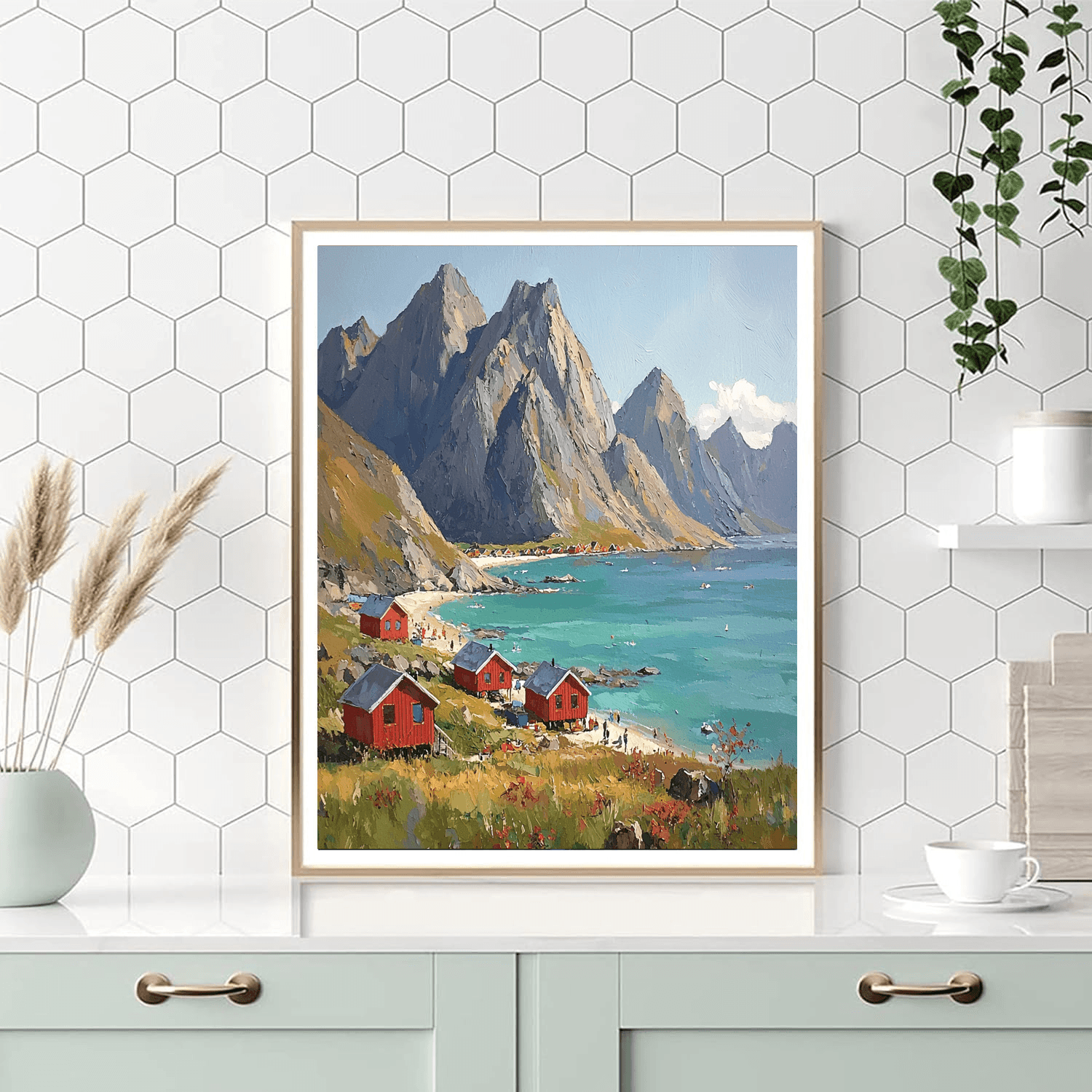 Lofoten Islands DIY Paint By Numbers