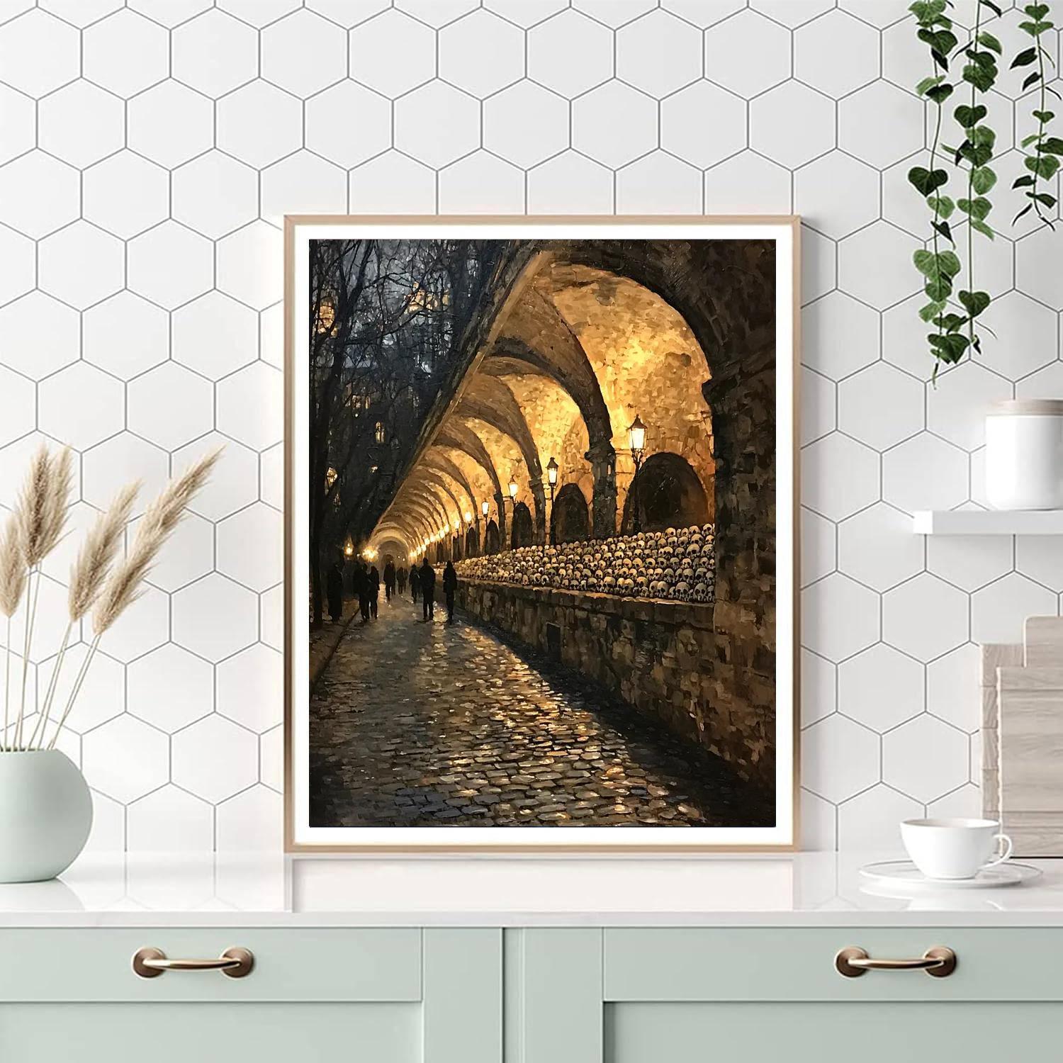 The Catacombs Of Paris - France Paint By Number