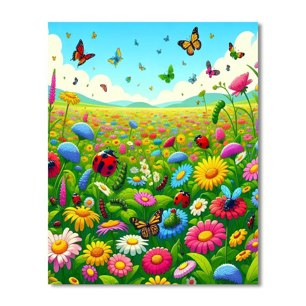 Wildflower Wonders Paint By Numbers