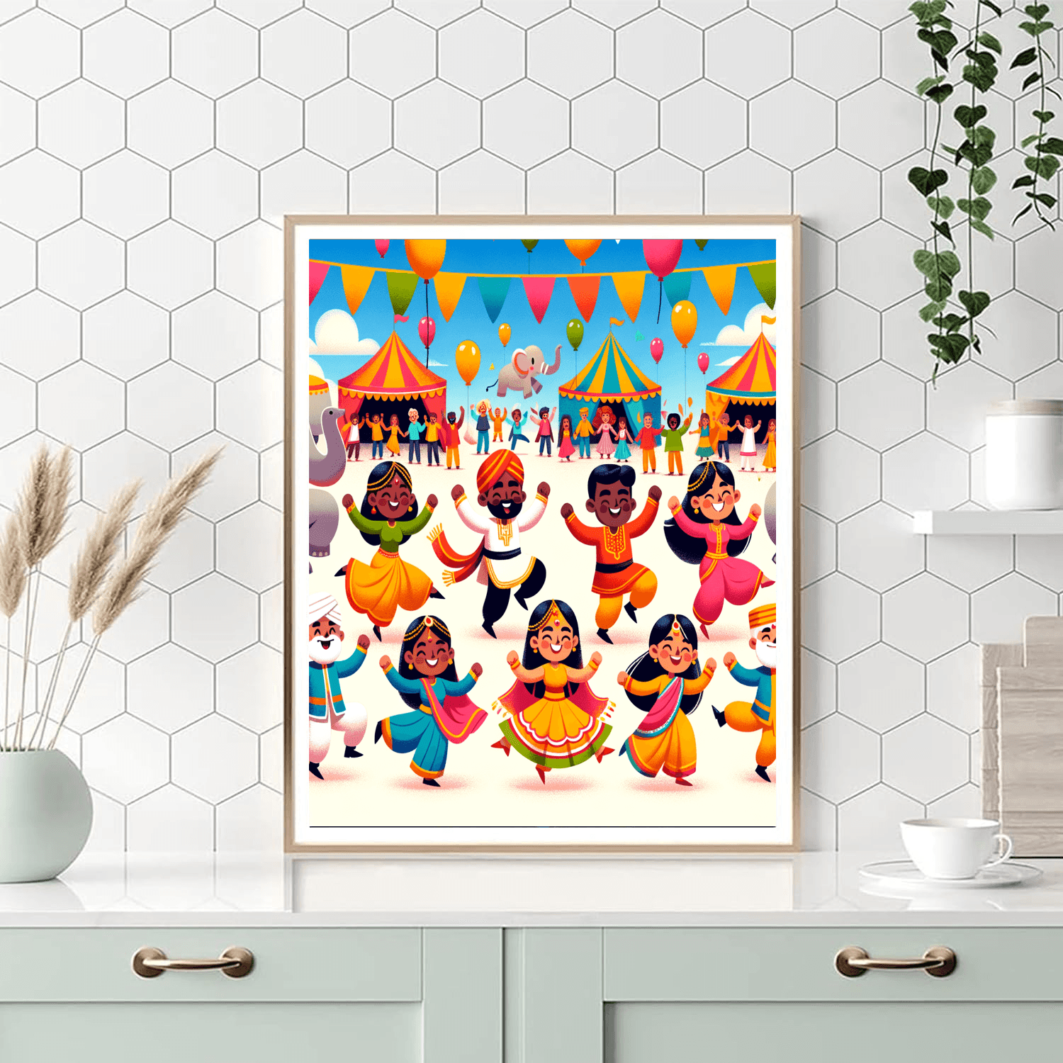 Colorful Festival Of Fun Painting By Numbers Kit