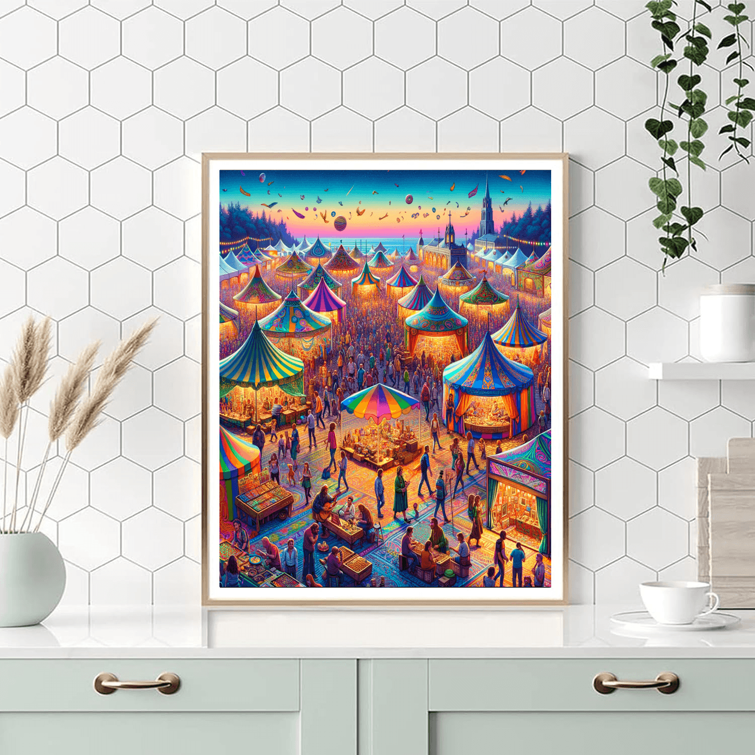 Reykjavik Culture Night - Iceland Number Painting