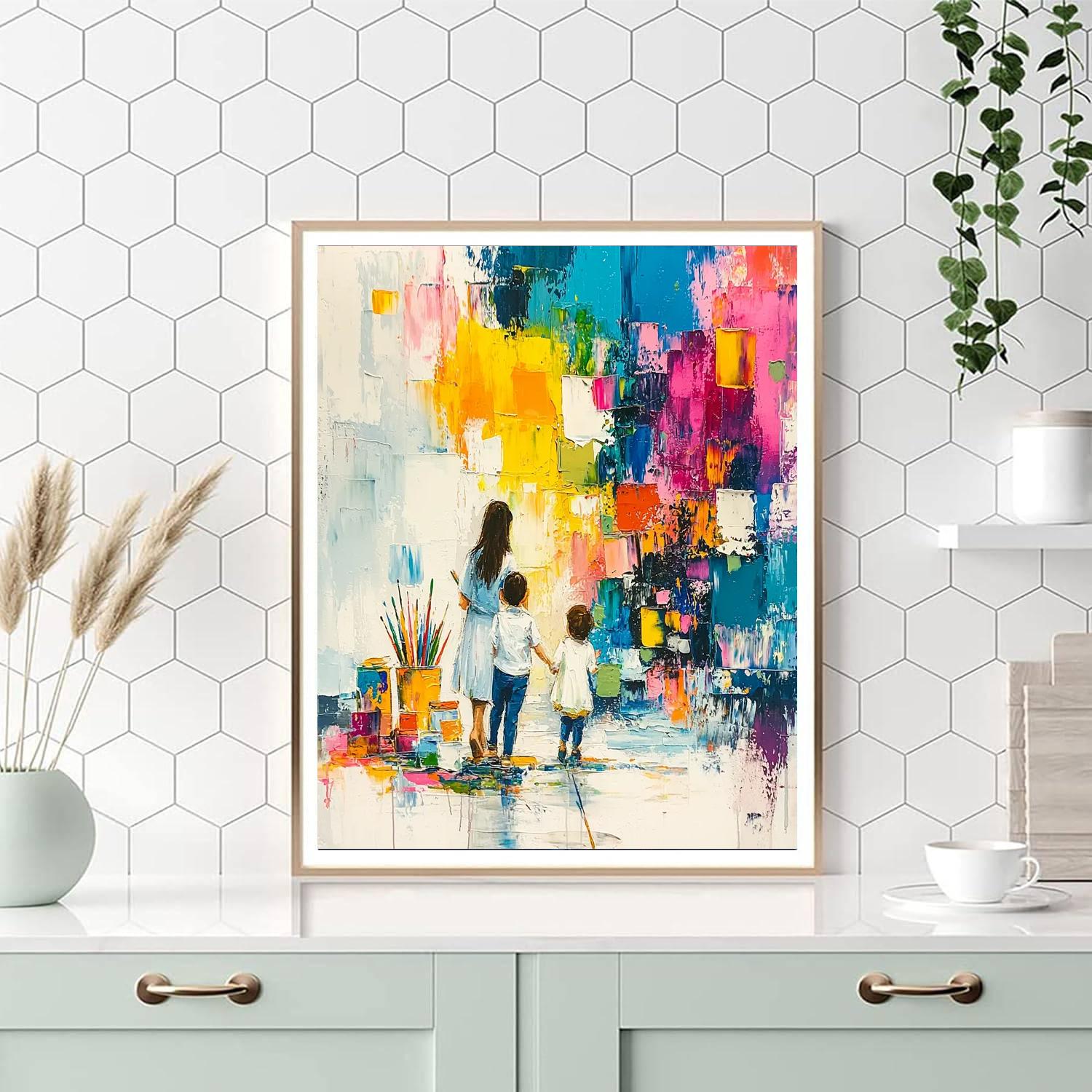 Art Of Motherhood Painting By Numbers Kit