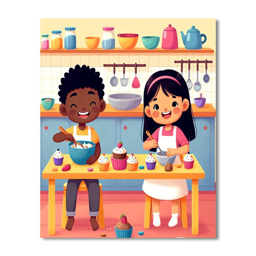 Little Chef’s Bakery Paint By Number