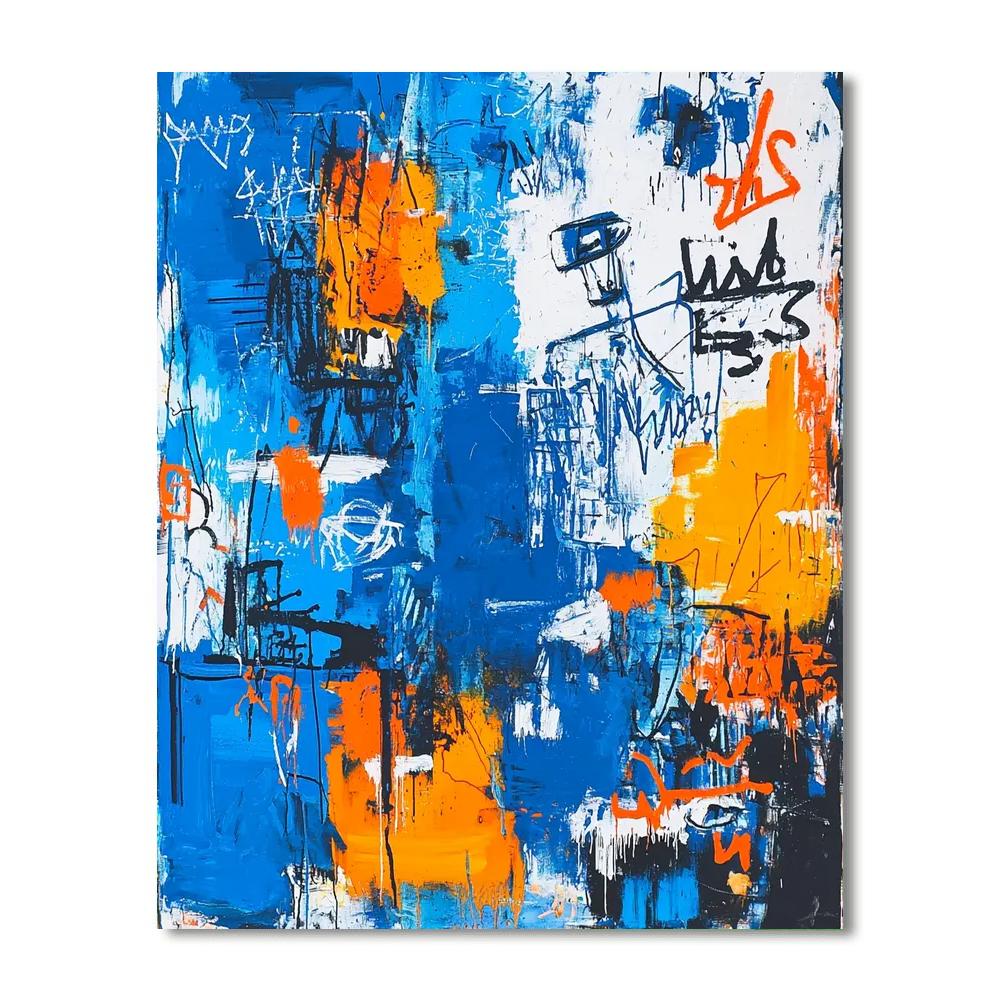Jean-Michel Basquiat Inspired Metropolis Melodies  Paint By Numbers