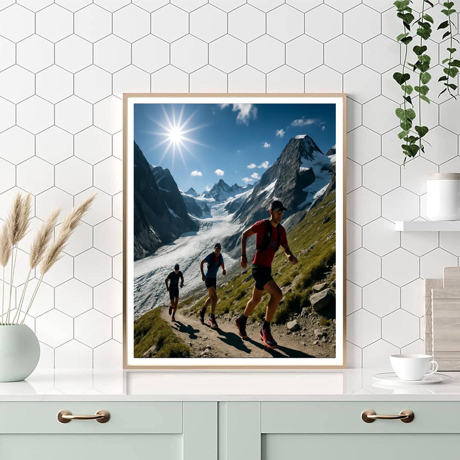 Glacier 3000 Run - Switzerland DIY Paint By Numbers