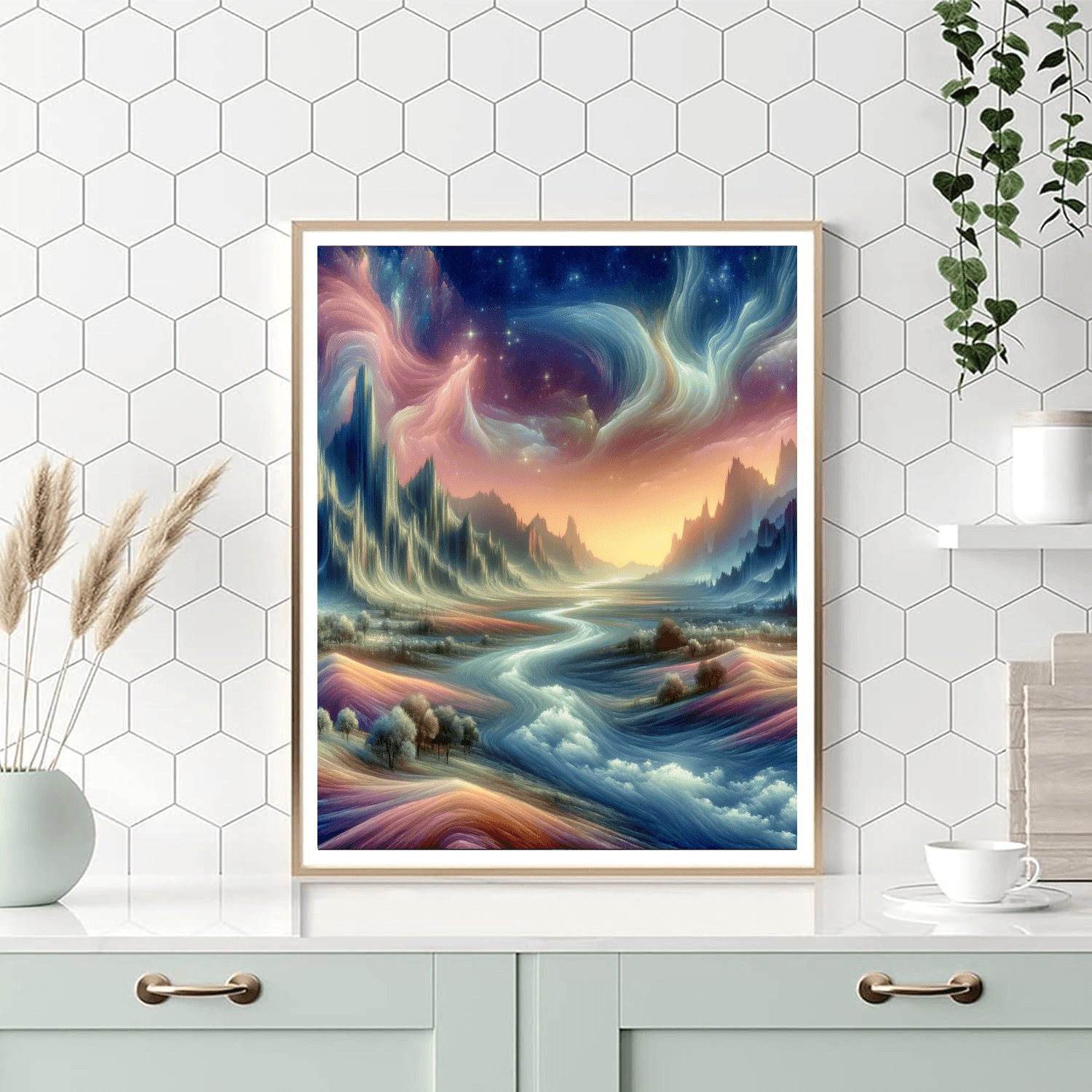 Ethereal Fantasy Realm Numbered Painting Kits