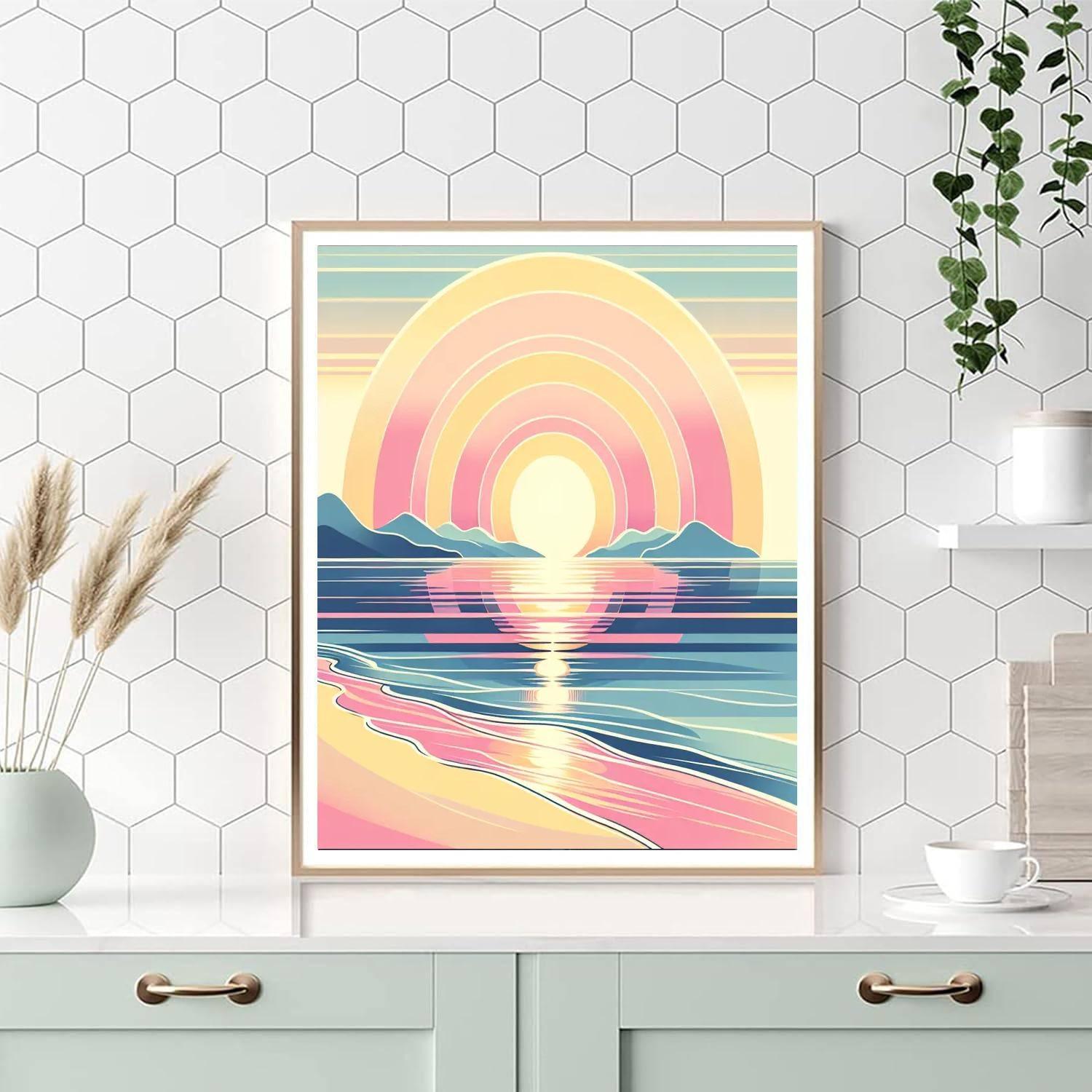 Seaside Sunrise Paint By Number