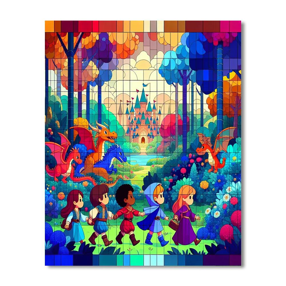 Adventure Quest Kingdom Paint By Number