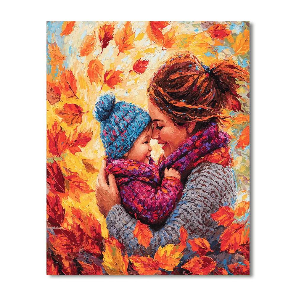 Embracing Autumn Paint By Color
