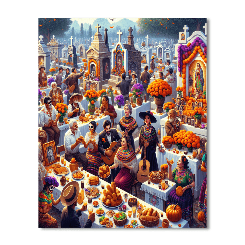 Day Of The Dead - Ecuador Paint By Numbers