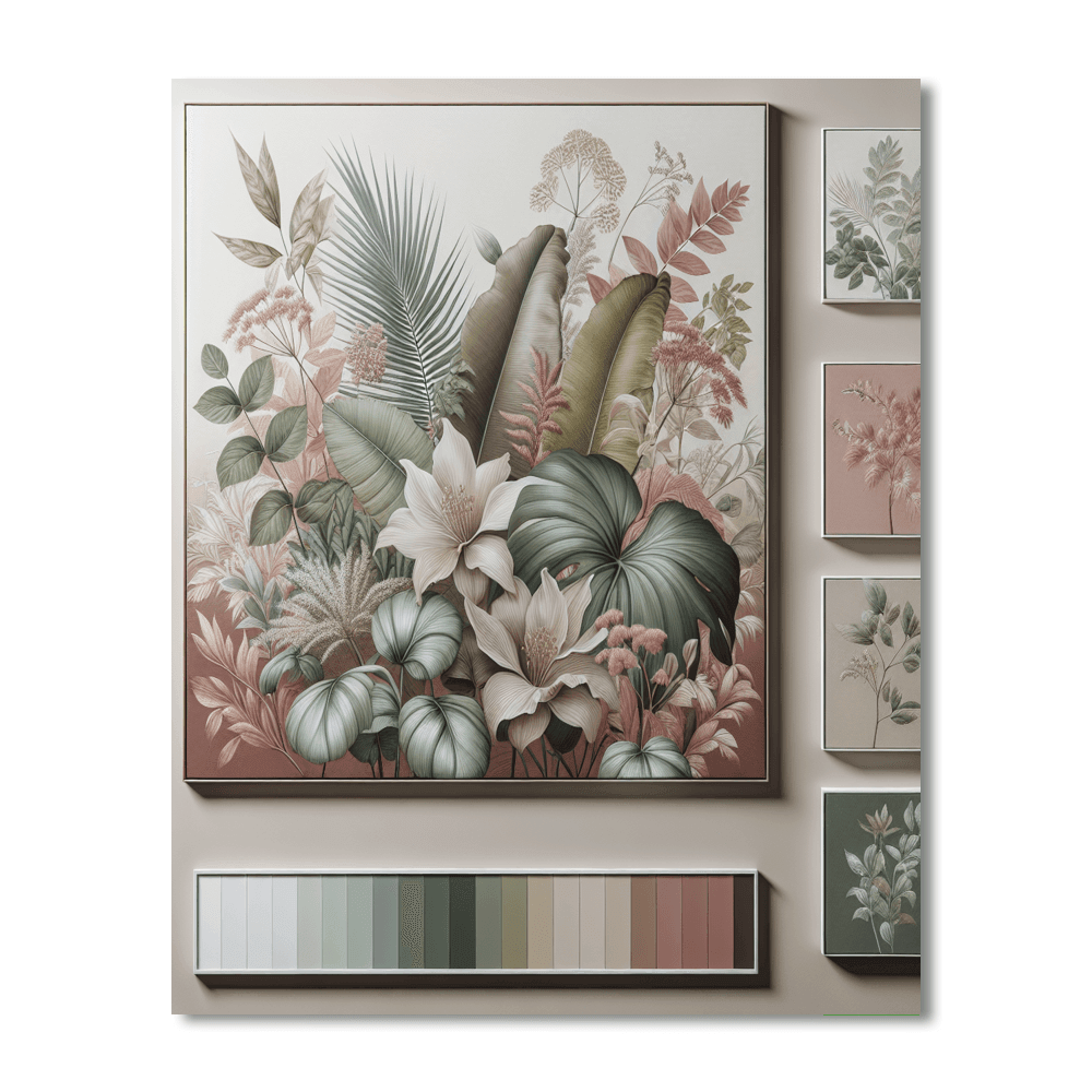 Budding Botanicals Painting By Numbers Kit