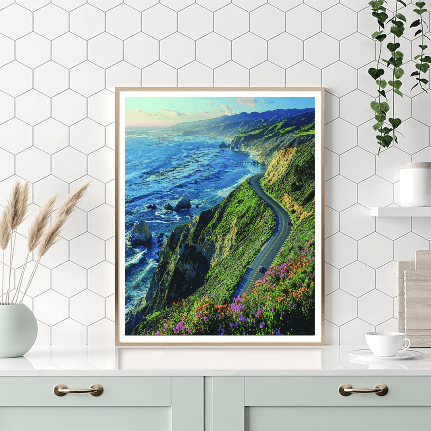 Big Sur Coastal Highway Numbered Painting Kits