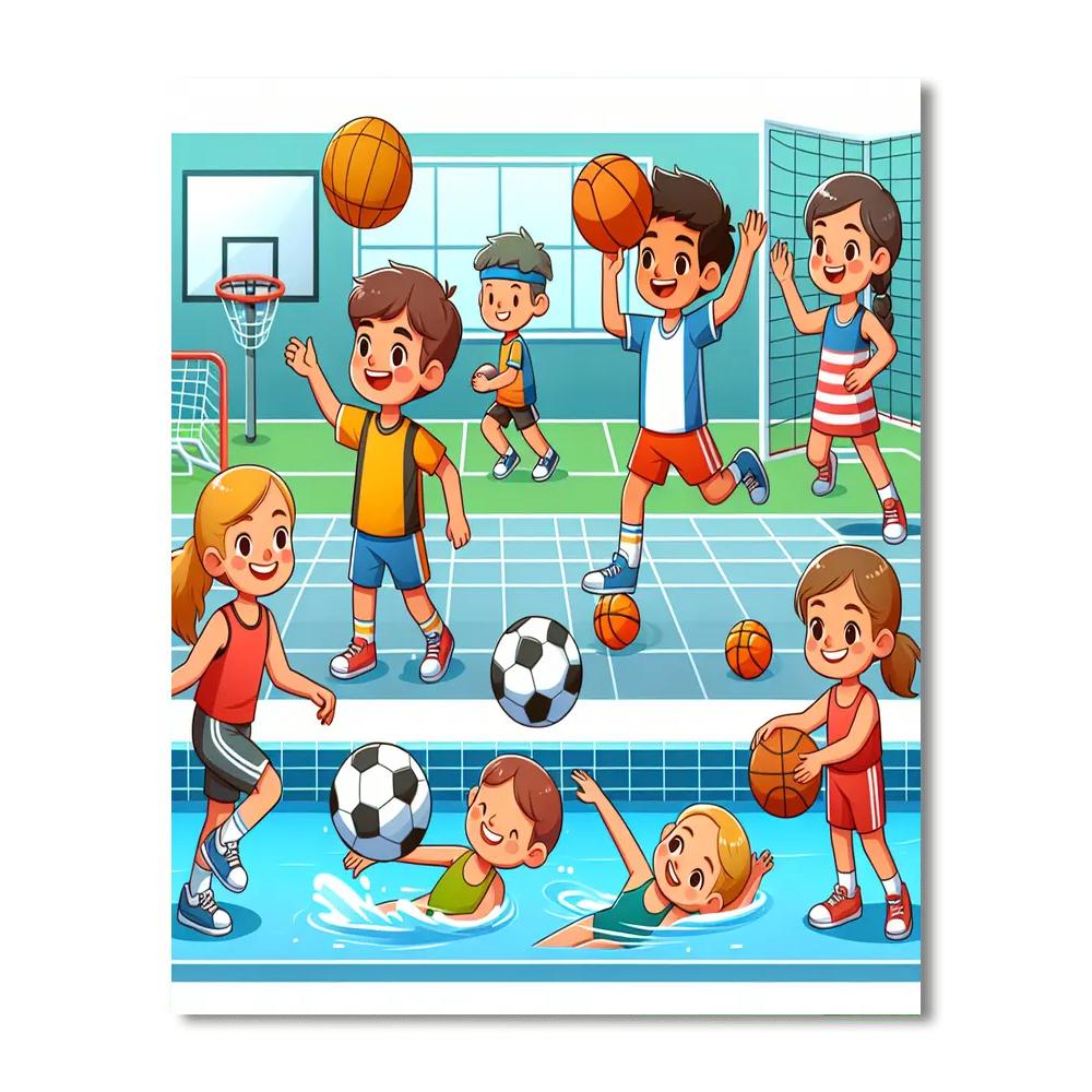 Fantastic Sports Adventure Paint By Numbers Kits