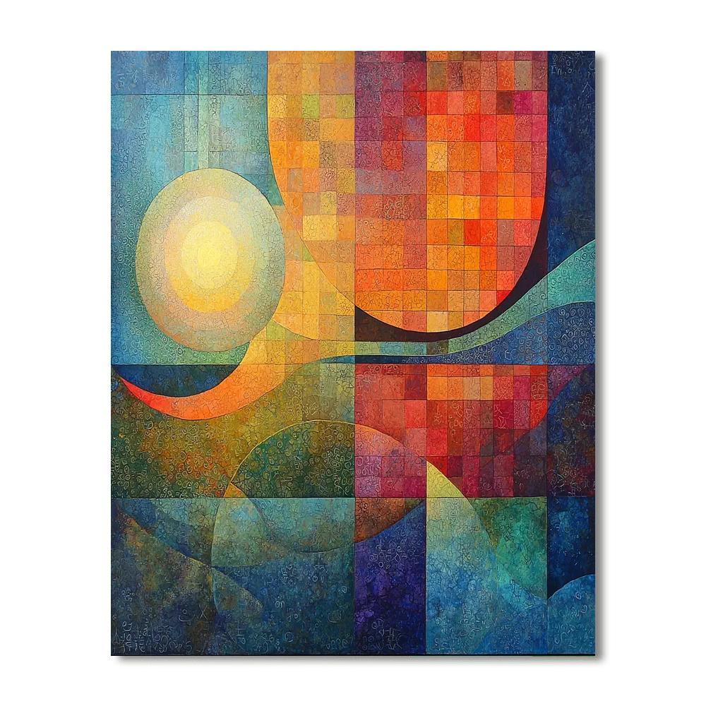 Paul Klee Inspired Whimsy Of The Infinite  Paint By Numbers Art