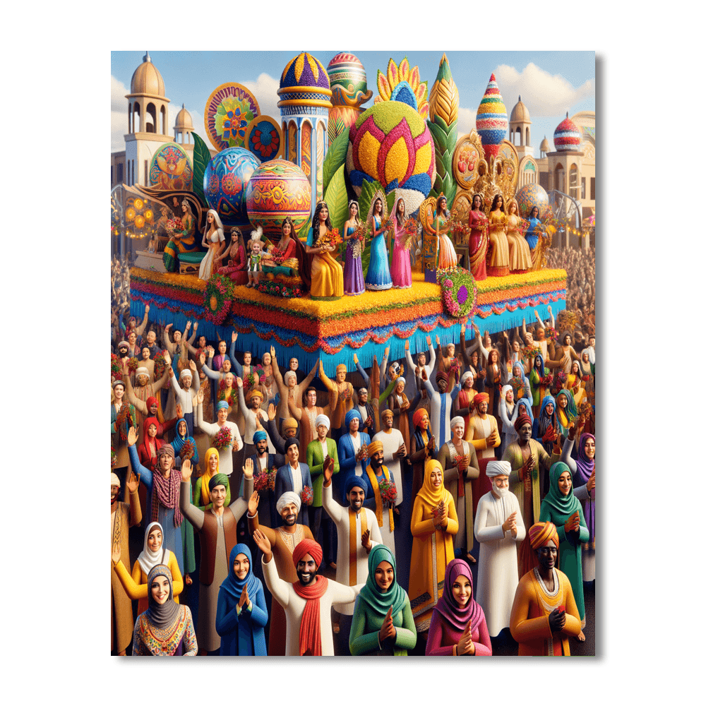 La Fiesta De La Vendimia - Mendoza, Argentina Painting By Numbers Kit