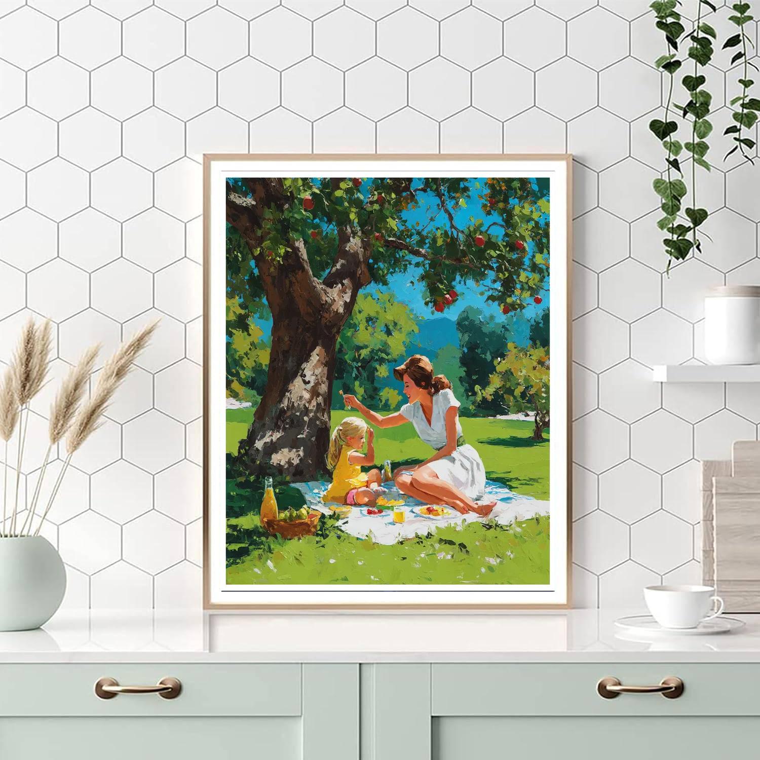 Picnic Under The Trees Paint By Numbers Kits