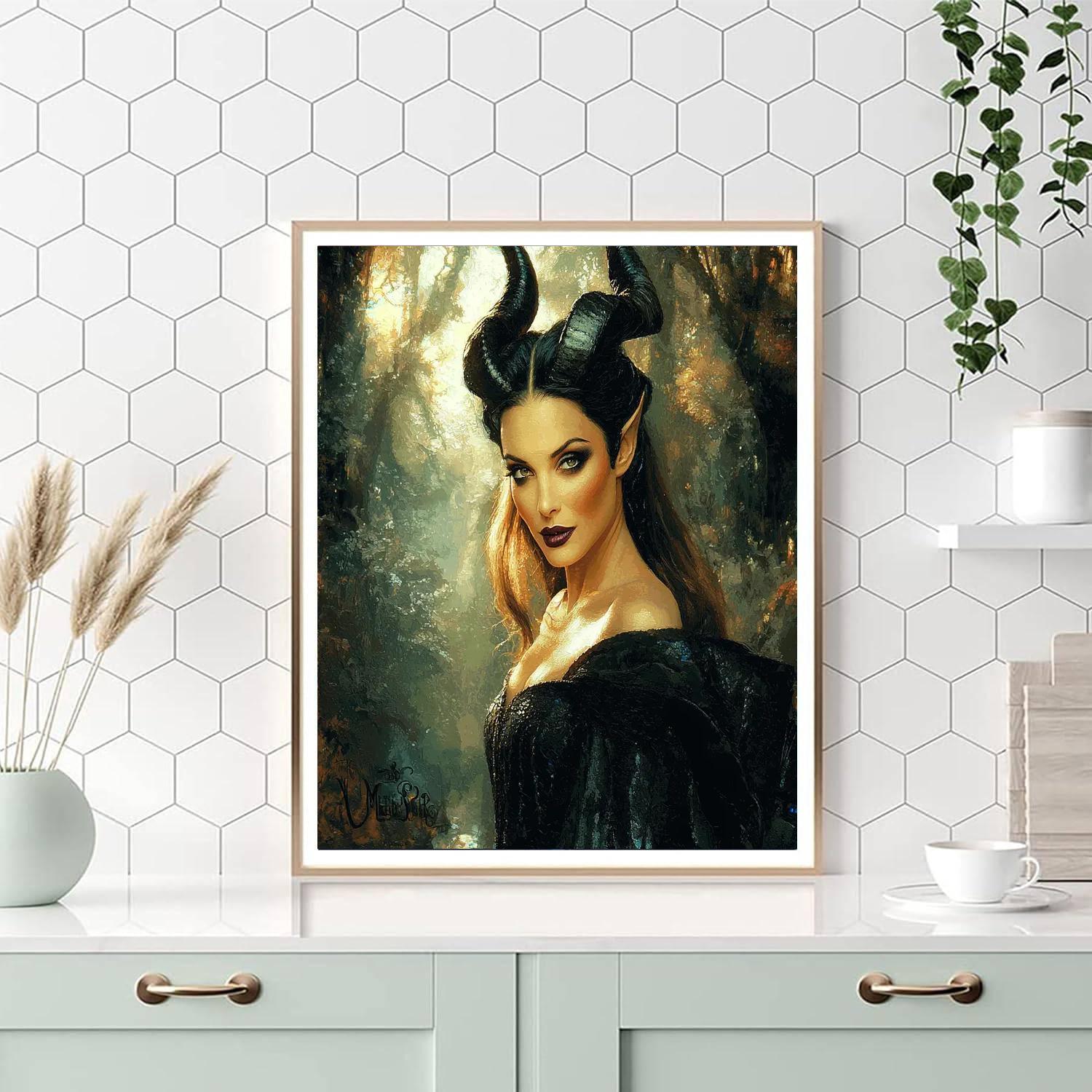 Angelina Jolie: The Bold Journey Of Maleficent Paint By Color