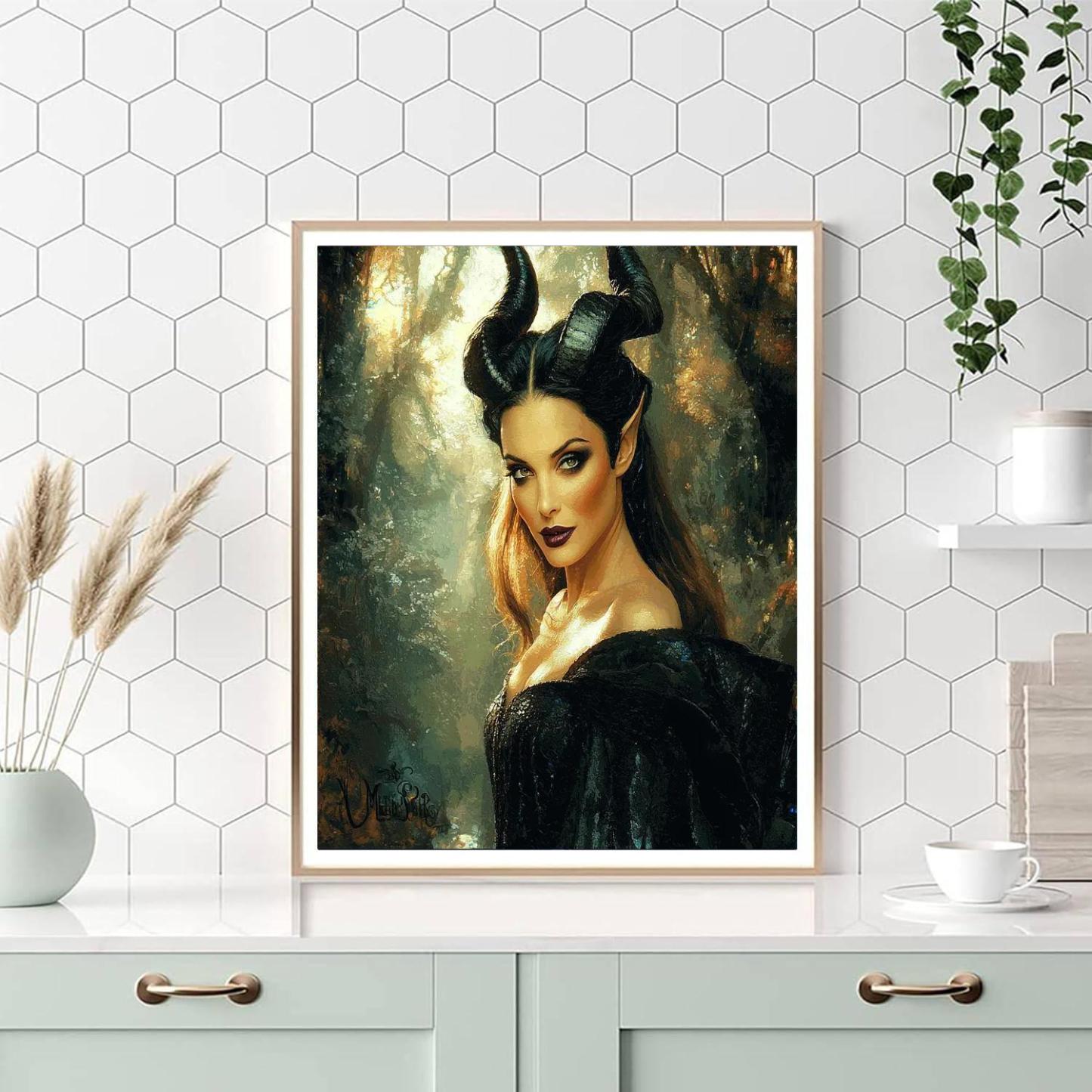 Angelina Jolie: The Bold Journey Of Maleficent Paint By Color