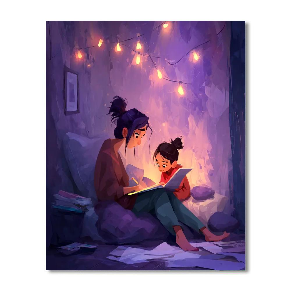 Mom’s Storytime Haven Painting Number Kit