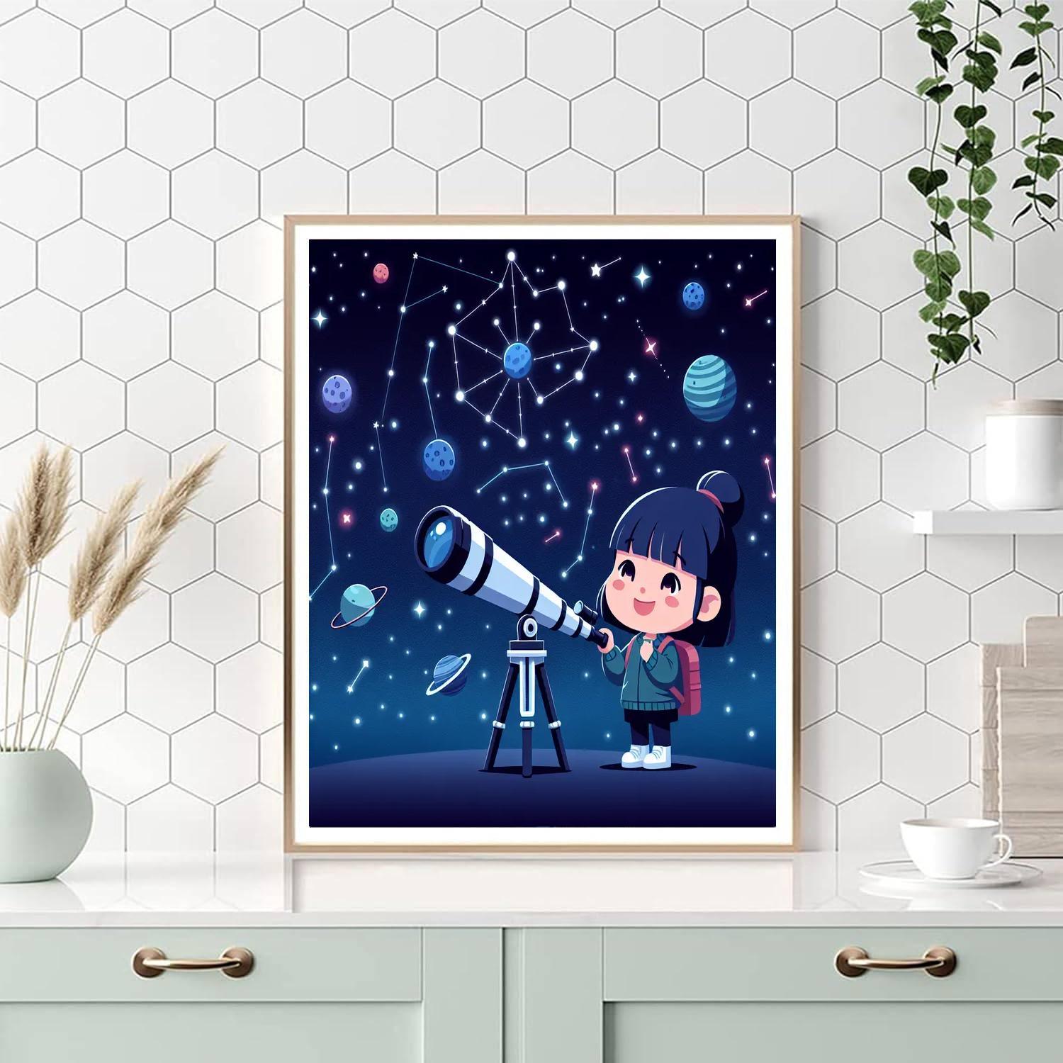 Celestial Observatory Quest Paint By Numbers Kits