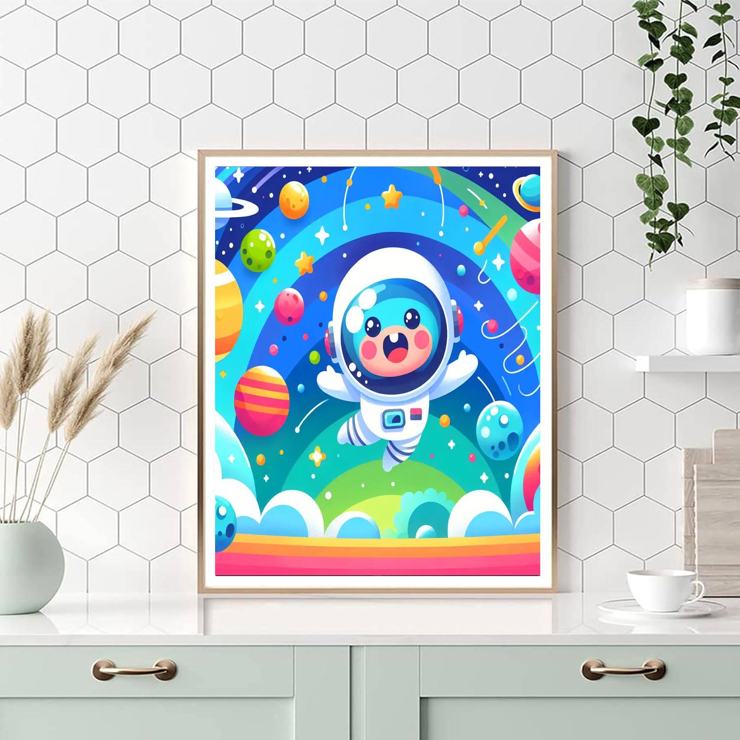 Astronaut Explorer Paint By Number