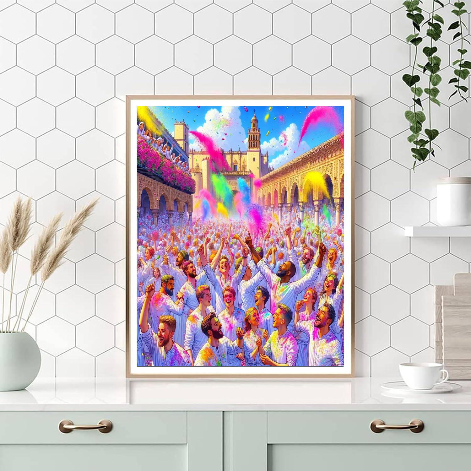 Carnival Of Colors - Spain Numbered Painting Kits