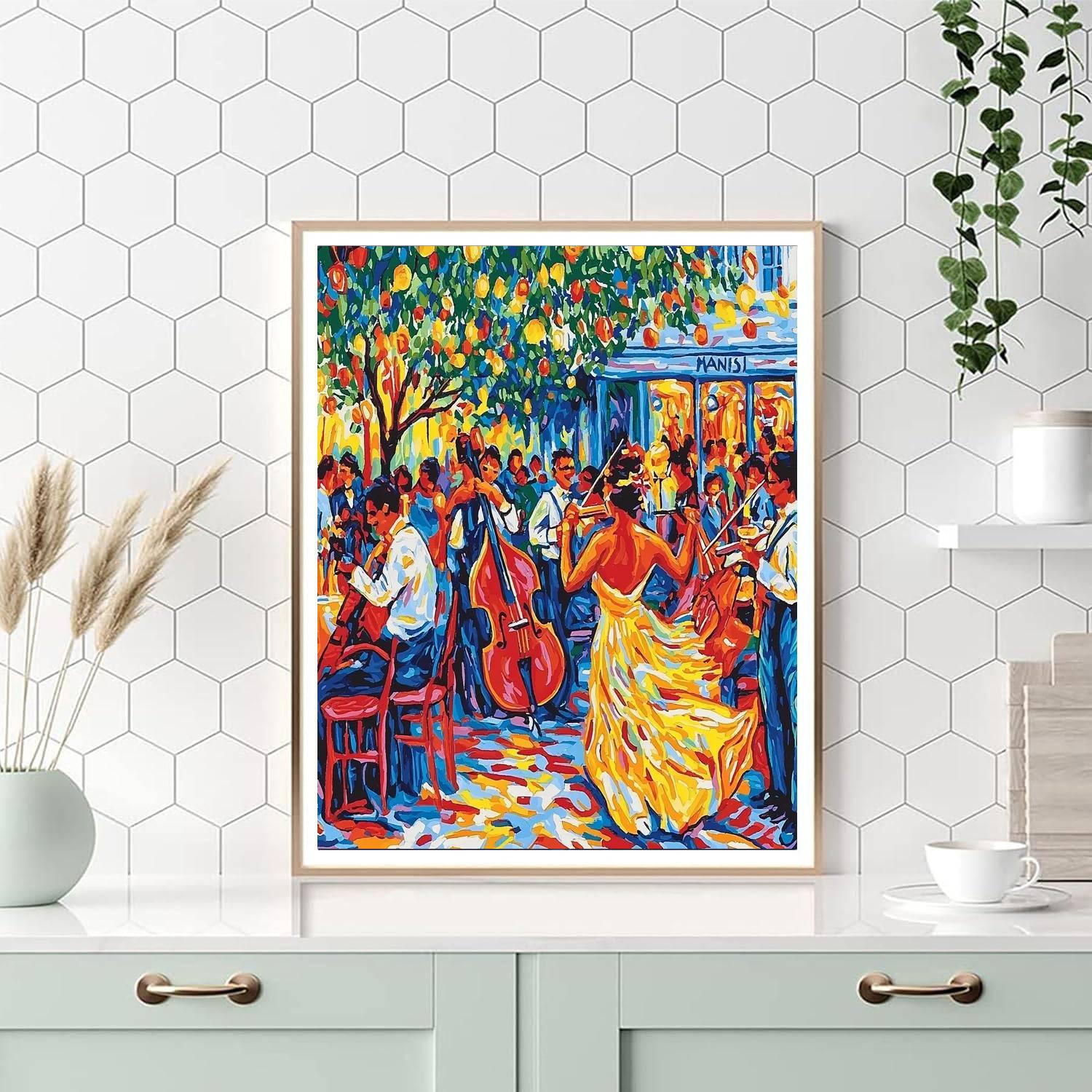 Henri Matisse Inspired Joyful Music Party  Paint By Numbers