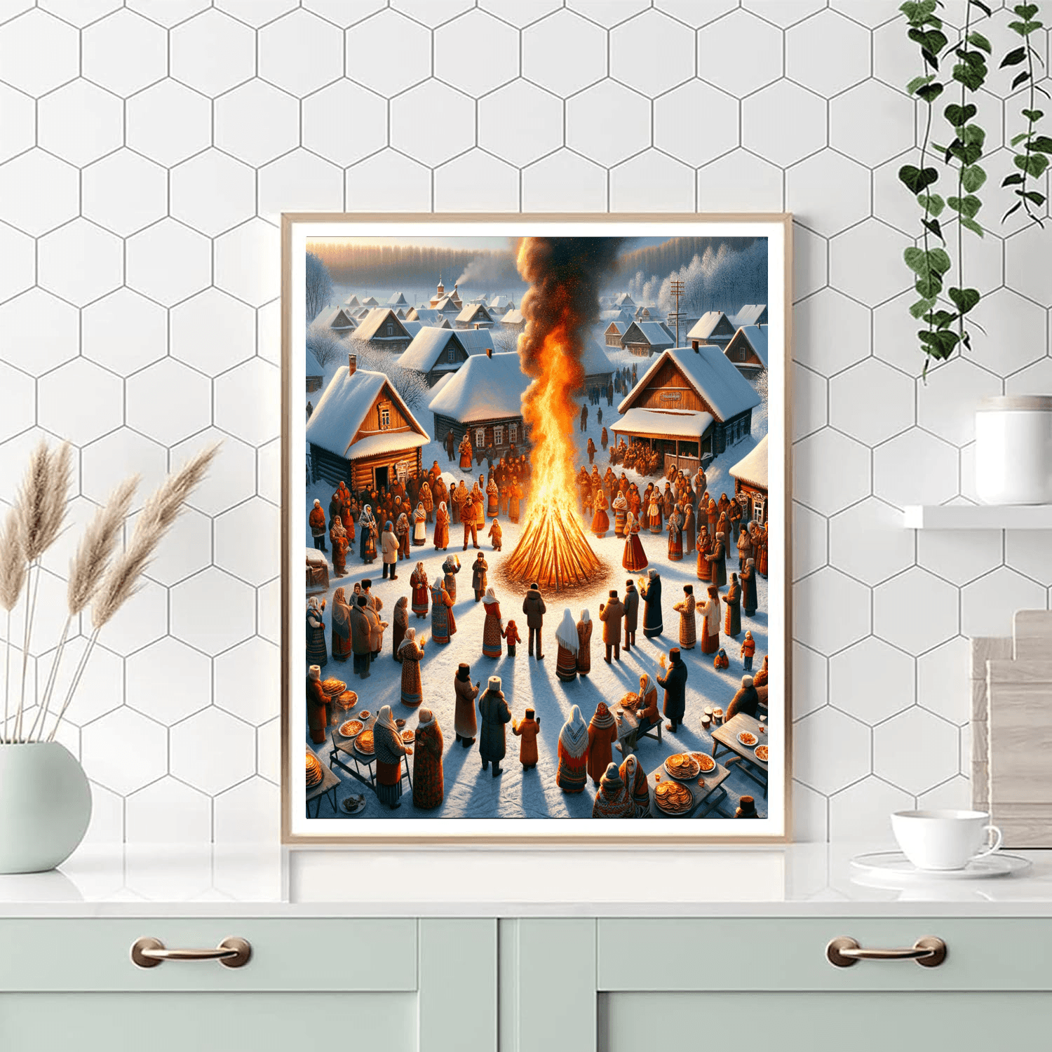 Maslenitsa - Russia Paint By Number