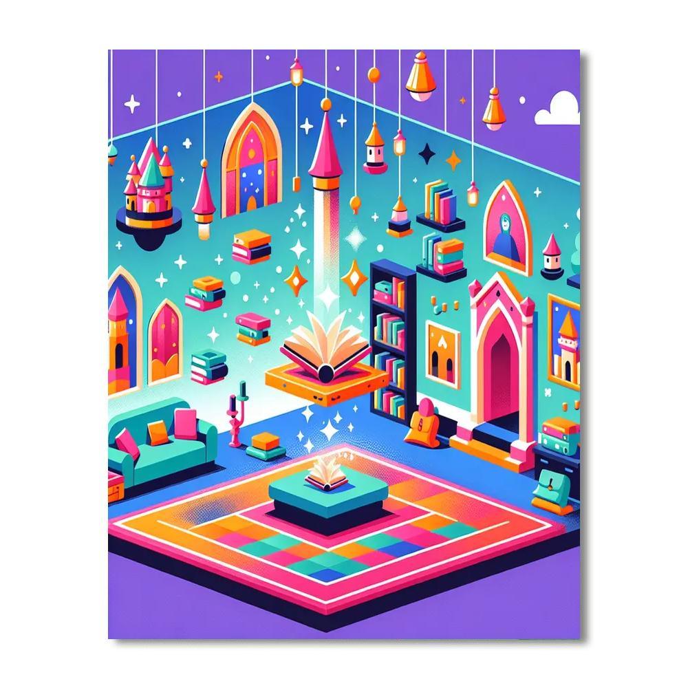 Adventure In The Enchanted Castle Paint By Number