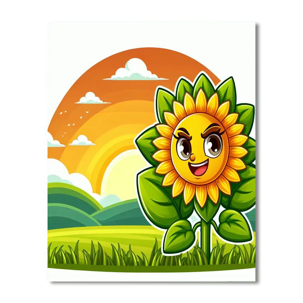 Sassy Sunflower Paint By Color