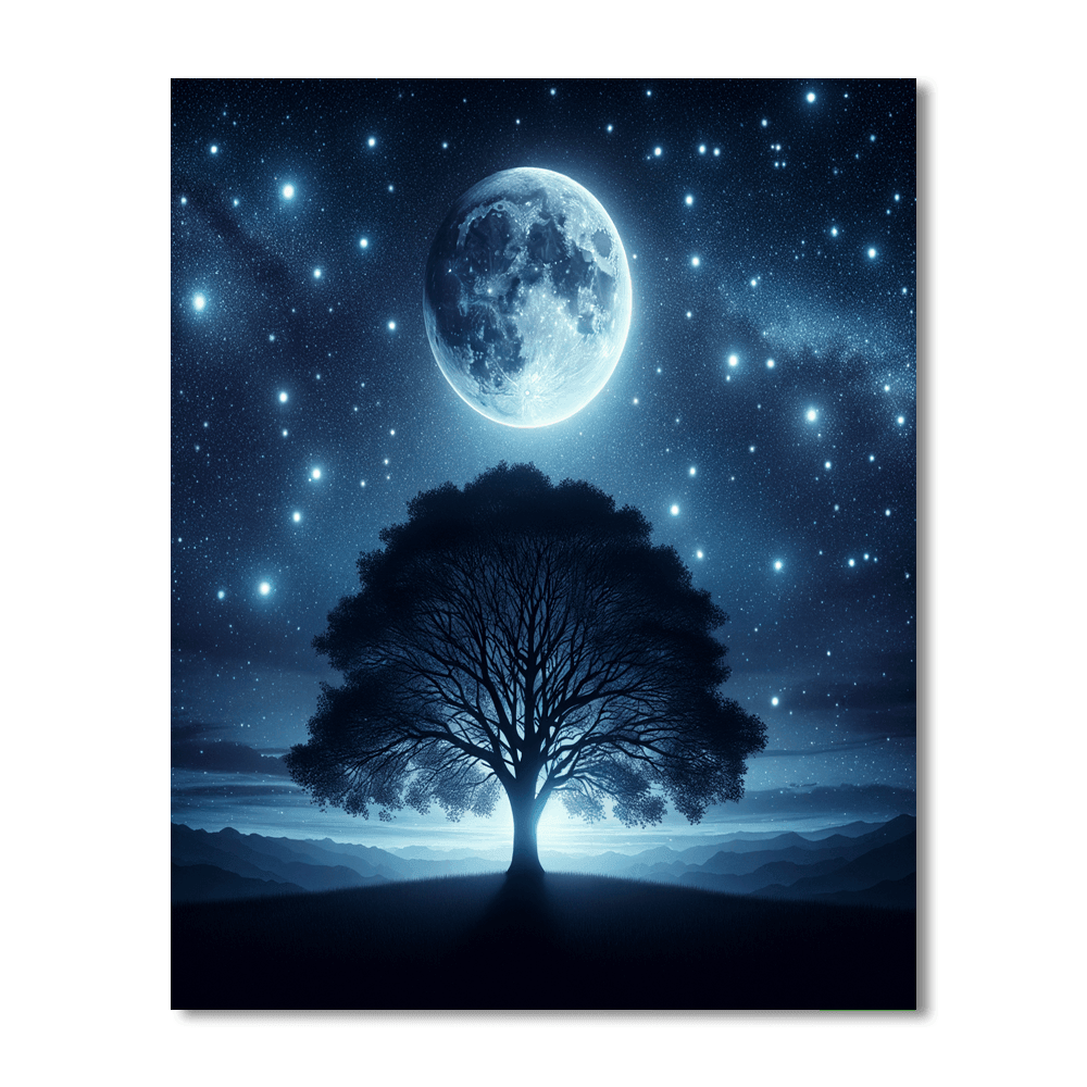 Magical Night Sky - DIY Painting By Numbers Kit