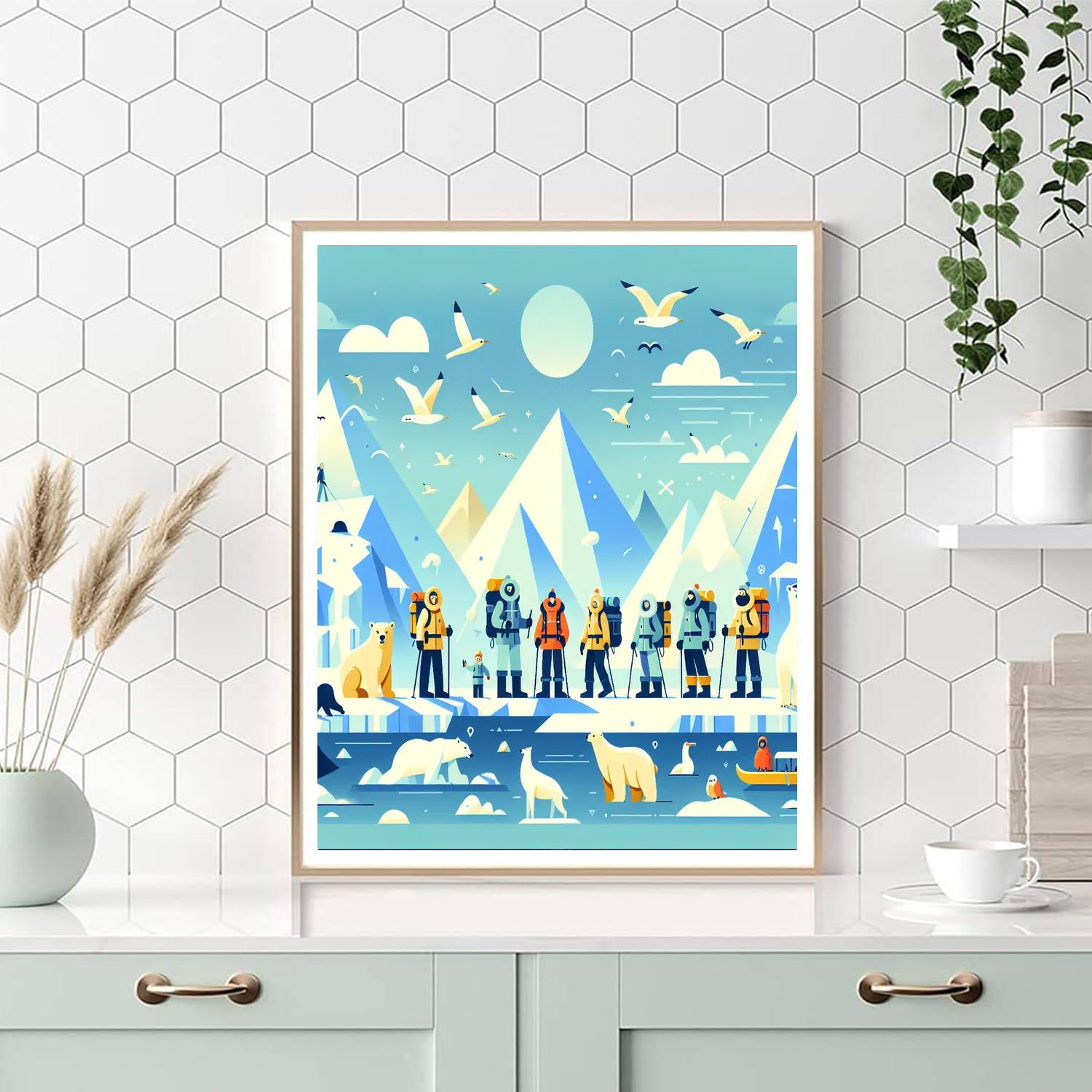 Arctic Explorers Expedition Paint By Number