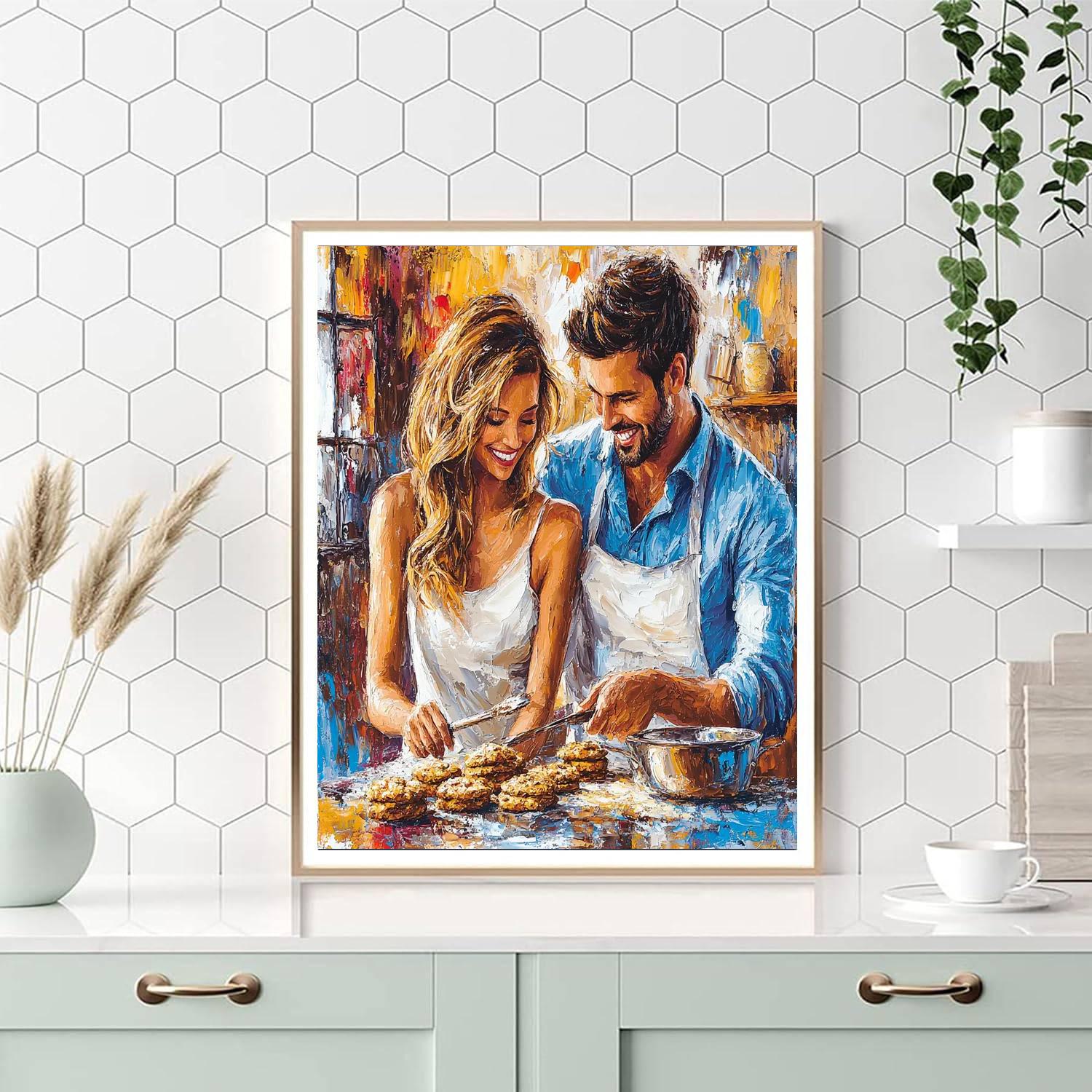 Baking Memories Together Number Painting