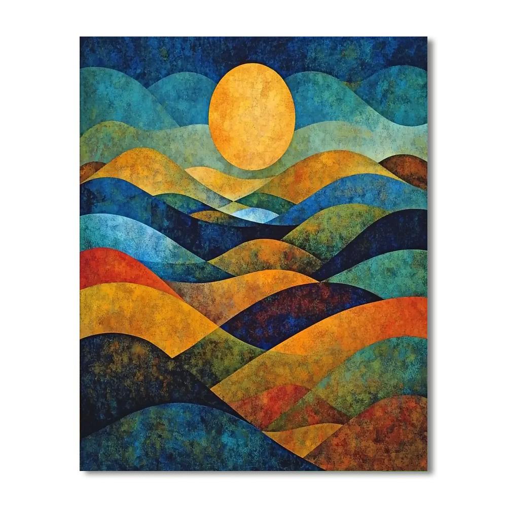 Paul Klee Inspired Sonic Landscapes  Number Painting