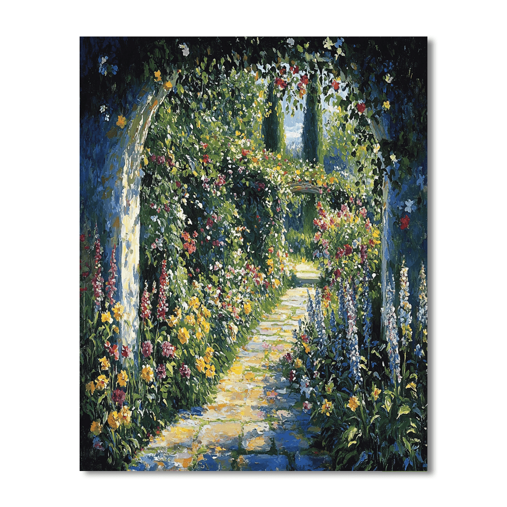 Pierre-Auguste Renoir Inspired Secret Garden Escape  Numbered Painting Kits