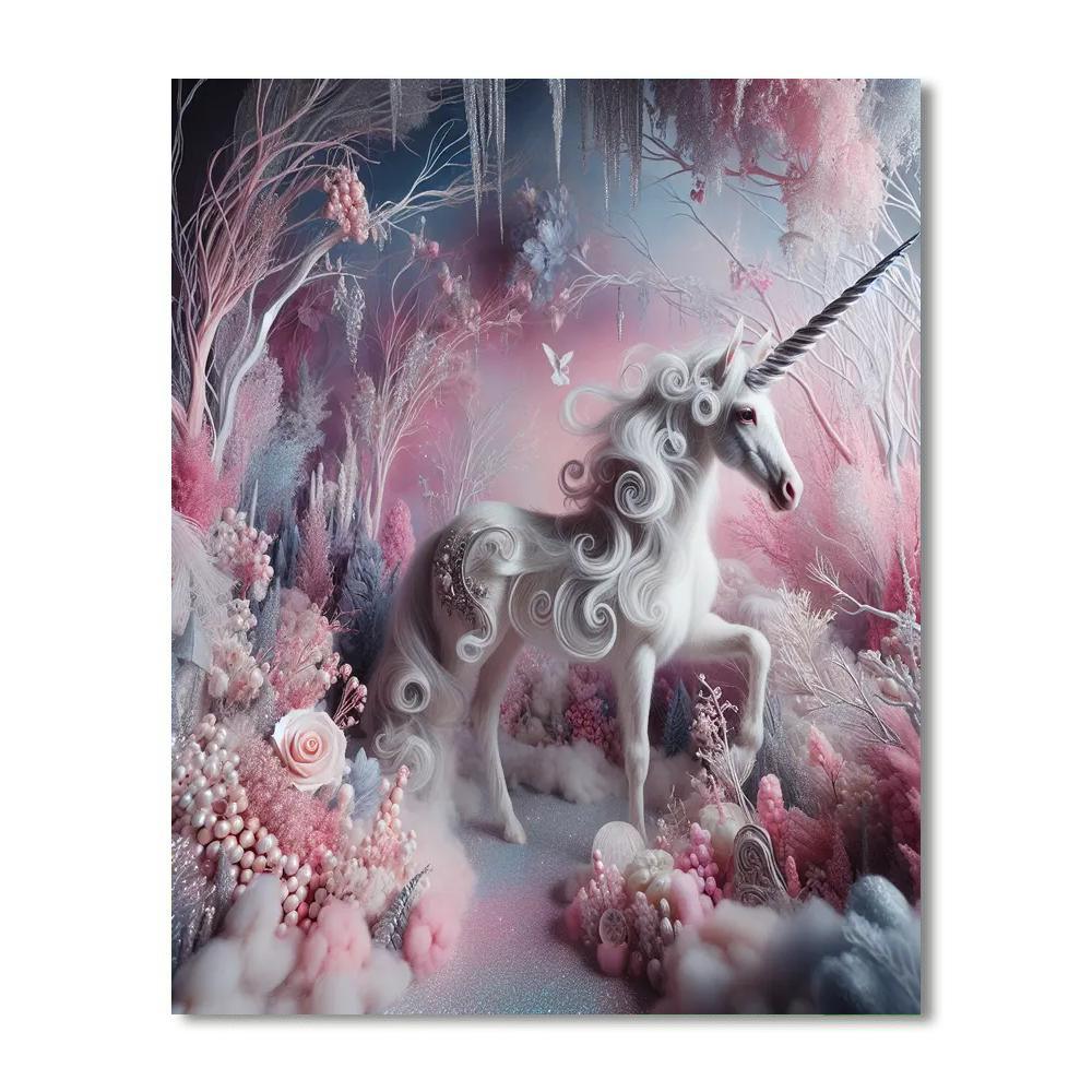 Unicorn's Mystical Realm Numbered Painting Kits